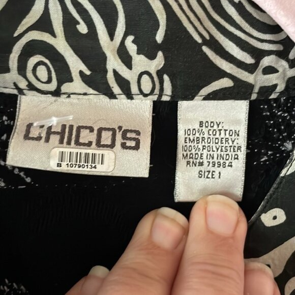 Chico’s African Theme Jacket - Picture 5 of 7